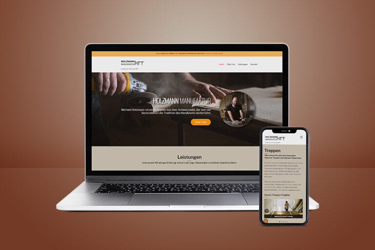 Holzmann Manufaktur neue Website